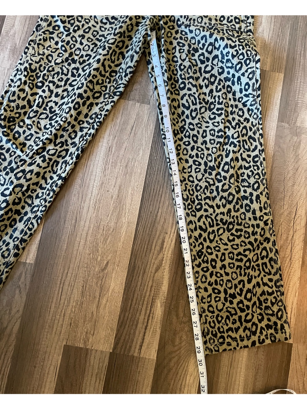 Obey UNISEX Leopard-Print Overalls in Tan and Black - Picture 9 of 10